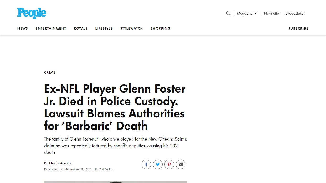 Glenn Foster Jr.: Family Files Lawsuit After He Dies in Police Custody